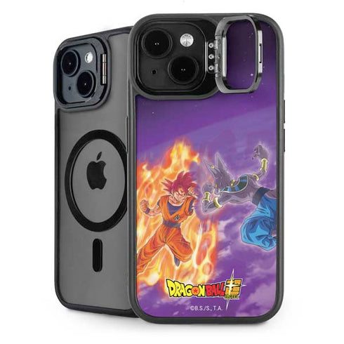 Dragon Ball Super Goku vs Beerus iPhone 14 Kickstand Case